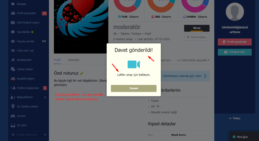 Kmaeralı gay sohbet